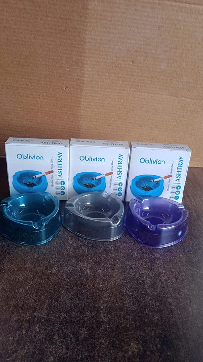 Oblivion Transparent Plastic Ashtray (Mix Color & 1 Pc) Signature Kart