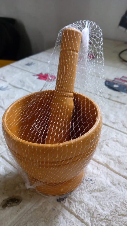 Mortar and Pestle Spice Grinder - Traditional Khalbatta for Kitchen Herb signaturekarts