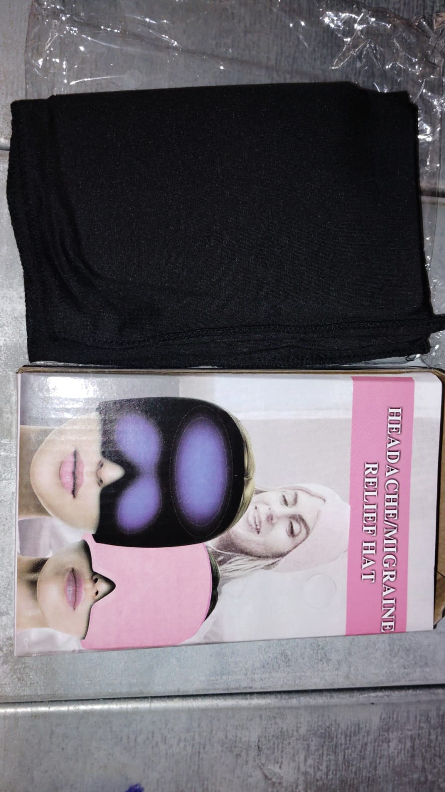 Headache Relief Hat Migraine Cap (1 pc / Black color) Signaturekarts