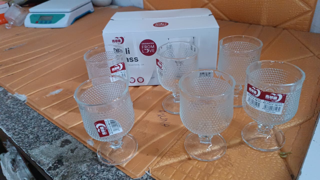 Juice water Glass Tumbler, Water glass (Set of 6 pcs / 185 ML) Signaturekarts