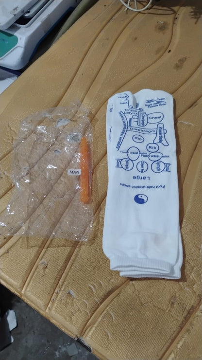 Full Reflexology Acupressure Therapy Socks Set (1 Set) Signature Kart