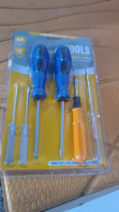 6-in-1 Multi Screwdriver Hand Tool Kit Set Signature kart