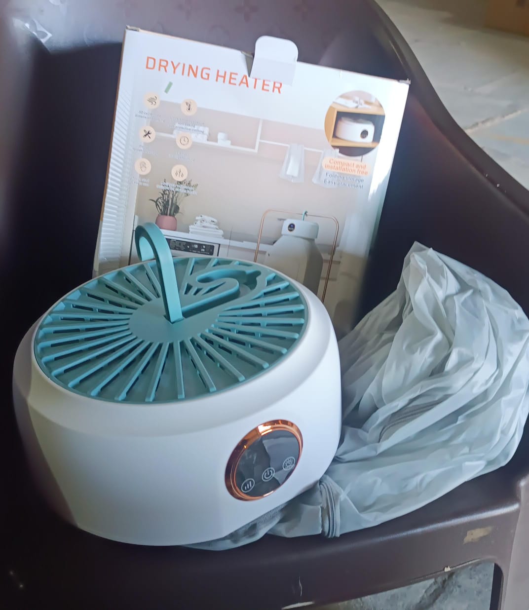 Portable Clothes Dryer, Mini Laundry Dryers with Low Noise (1 Set) Signature kart