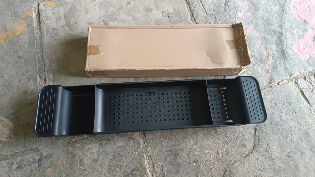 Retractable Bath Caddy, Retractable (78 Cm Long Adjust / 1 Pc / With Brown Box) Signaturekarts