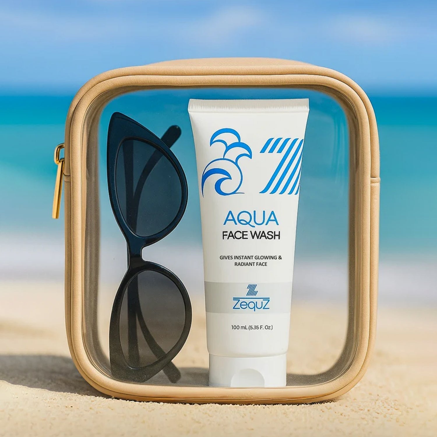 Zequz Aqua Face Wash - (1 Pc / 100ML) signaturekarts