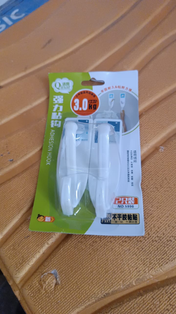 Multipurpose Wall Hooks: Strong & Self-Adhesive for Bathroom, Kitchen (Mix Desingn) signaturekarts