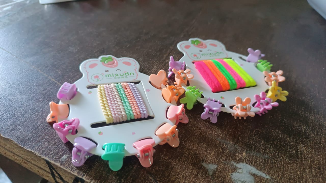 Hair Clips & Hairband for Girls Kids Hair Accessories (22 Pcs Set / Mix Design) Signaturekarts