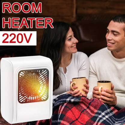 Room Heater 220V Brown Box Heater with Plug for Office & Bedroom Use signaturekarts