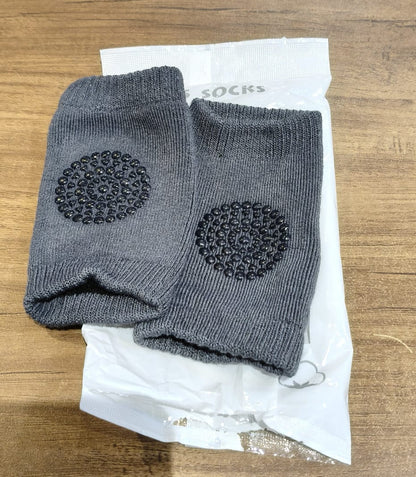 Dark Grey Toddler Wool Knit Leg Warmer (Knee Guard) Signature Kart