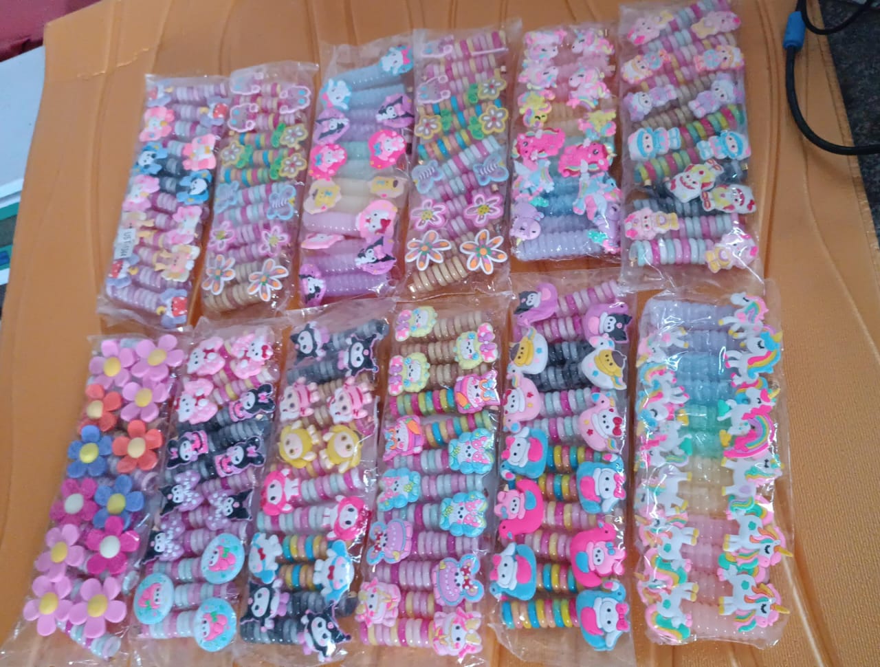 Colourful Telephone Wire Hairbands (1 pc / Mix Design), Hair accessories signaturekarts