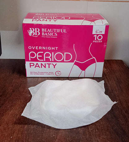 Women's Emergency Kit, Travel Kit- Includes Seamless Underwear, Pantyliner, Feminine Hygiene Sachet First Period Kit (10 Pcs) signaturekarts