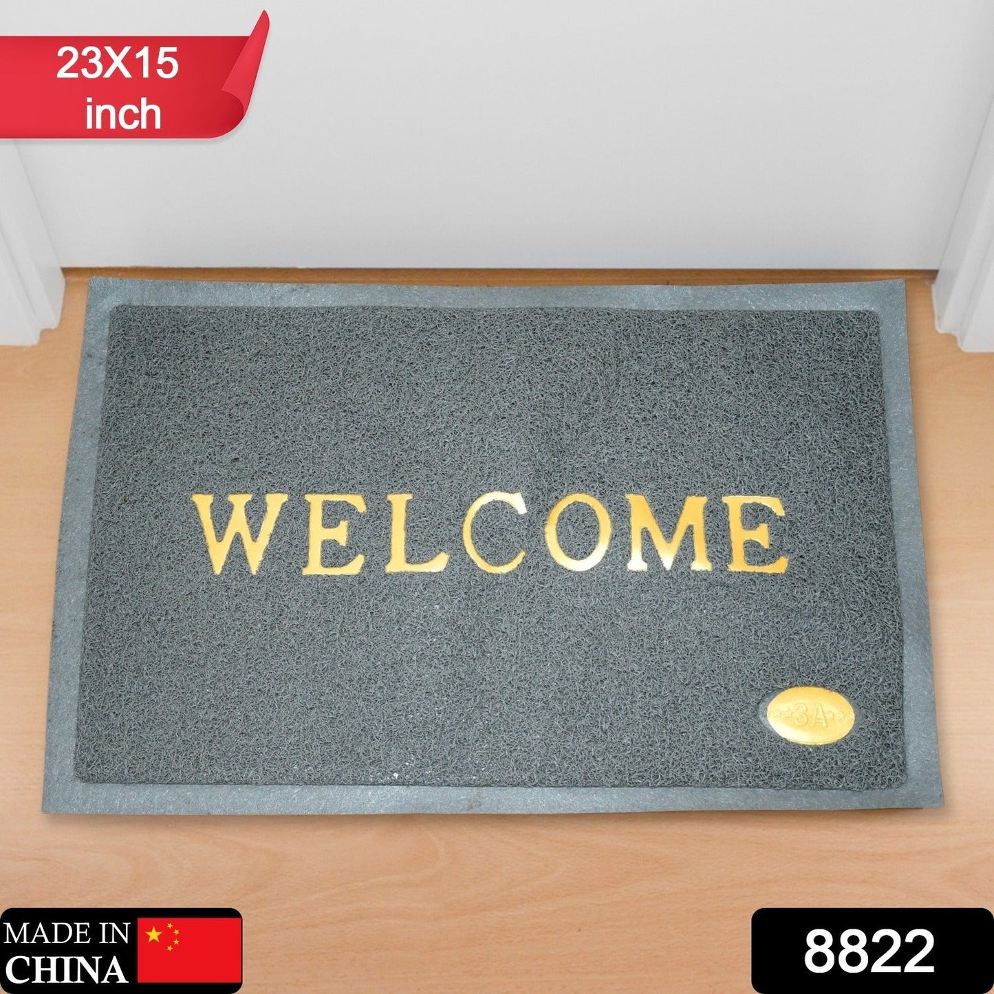 Welcome Door Mat for Home Entrance Outdoor Mat   For Bedroom, Living Room (23x15 Inch) signaturekarts