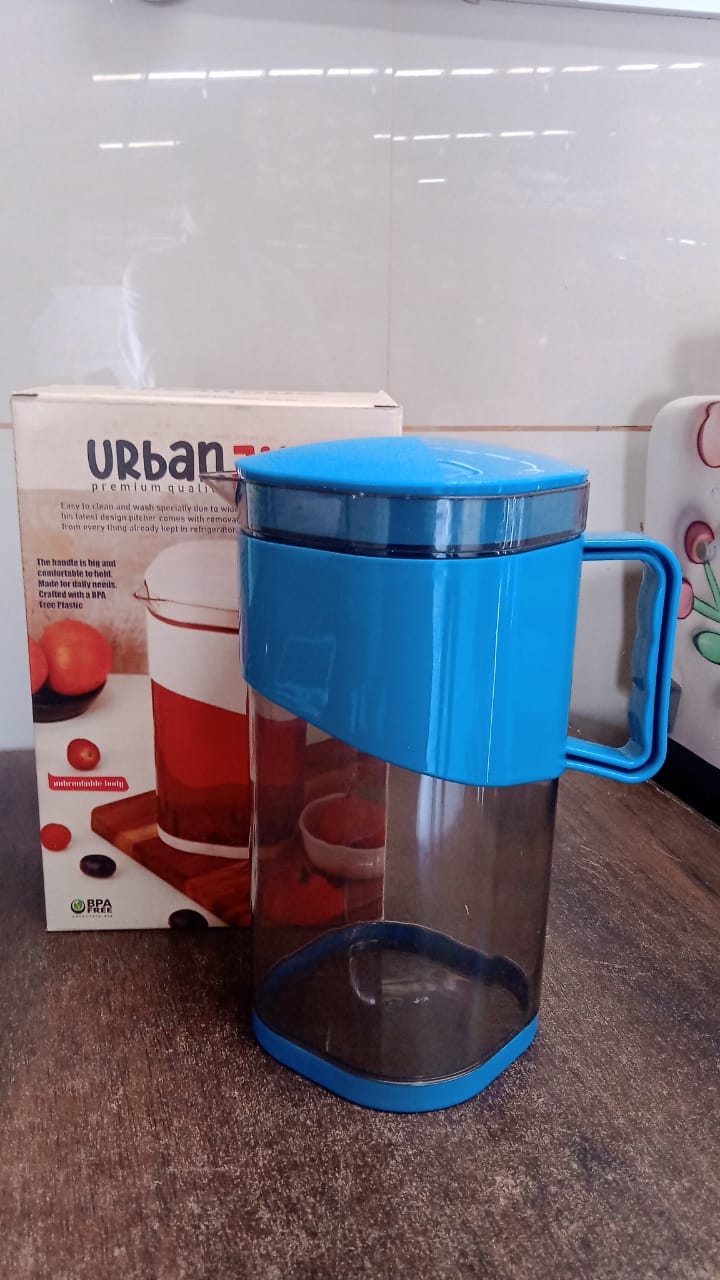 Urban Jug 1.8 Litre | BPA-Free Plastic Water & Juice Jug with Lid and Handle Signature kart