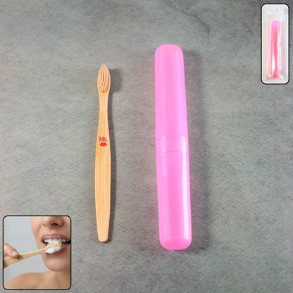 2-in-1 Soft Toothbrush & Tongue Cleaner for All Ages (1 Pc, With Cover) signaturekarts