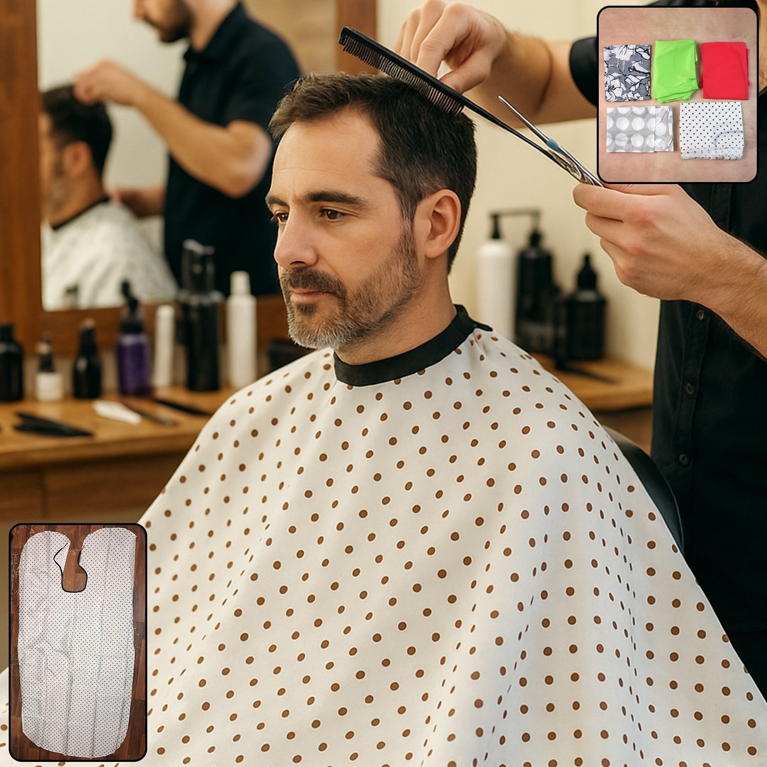 Professional Barber Hair Cutting Cape (1 Pc) signaturekarts