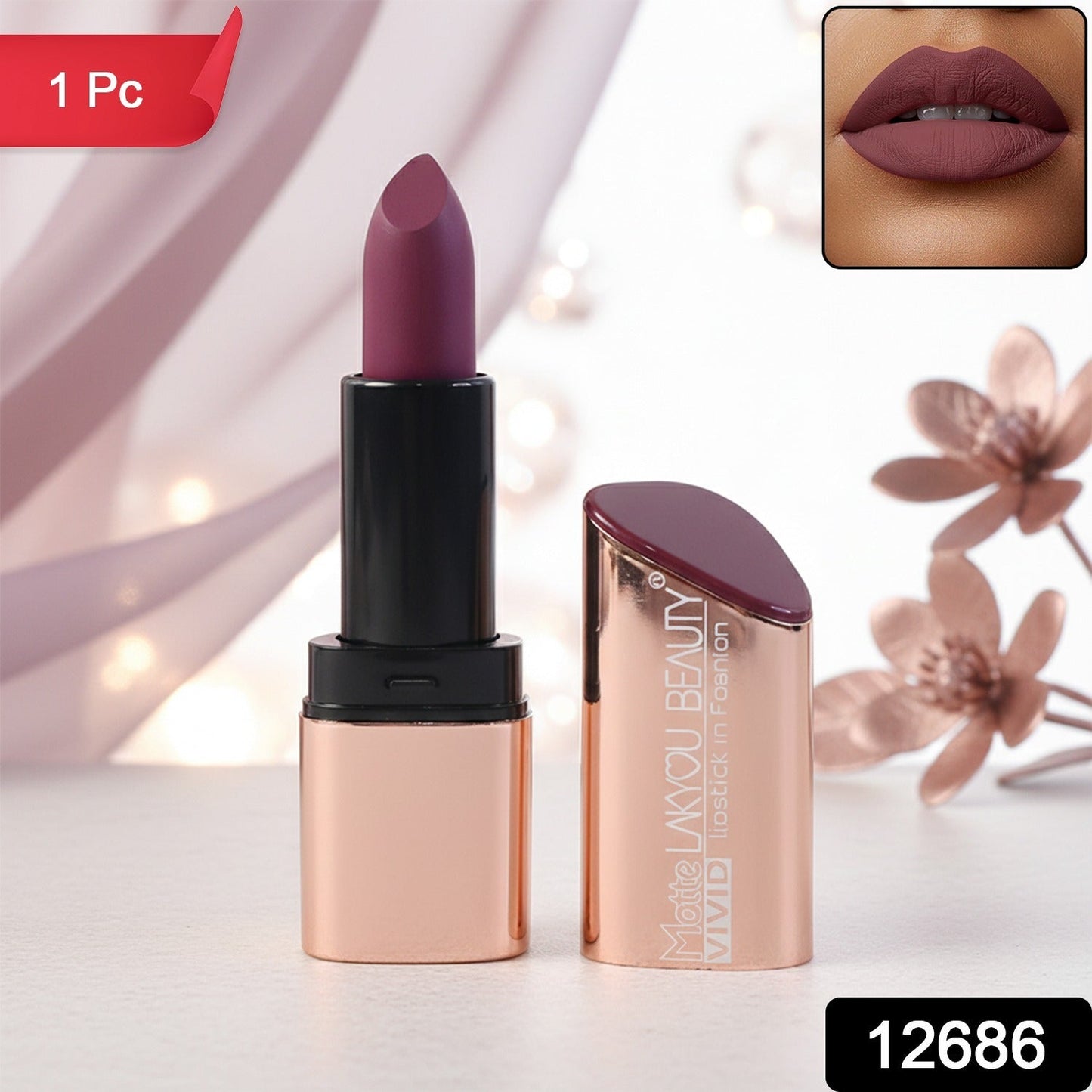 Vivid Matte Mix-Color Lipstick (1 Pc) The Morsignaturekarts