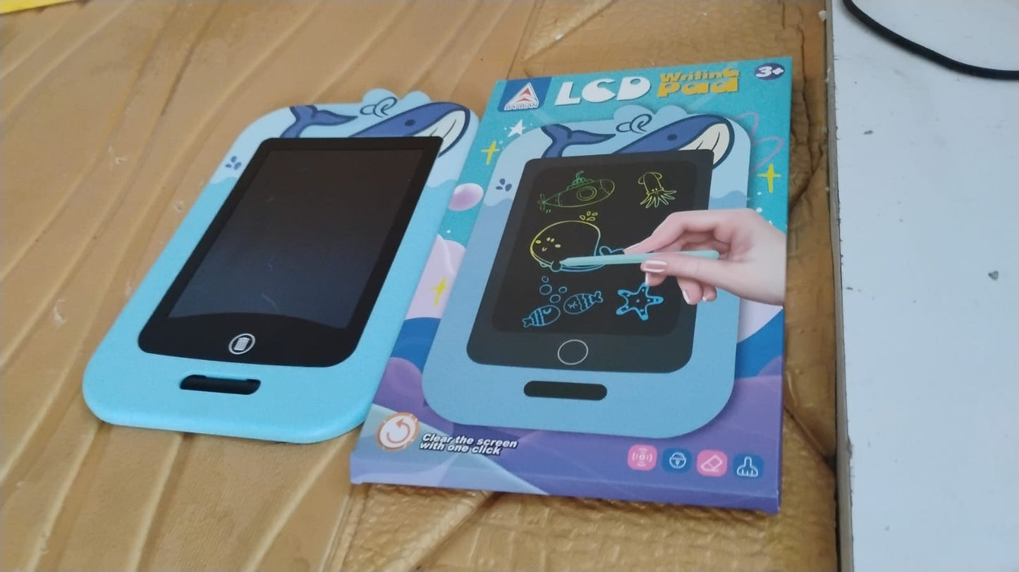 Kids Portable LCD Writing Tablet (1 Pc / Mix design) Signature kart