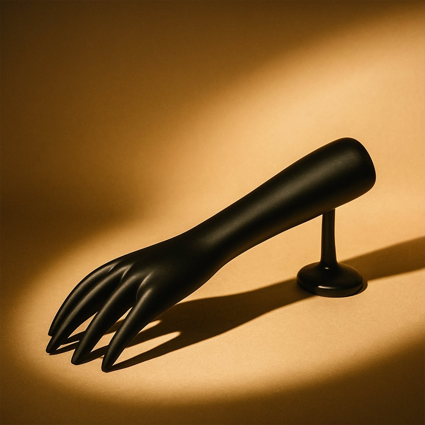 Elegant Black Hand-Shaped Jewelry Display Stand (1 Pc) The Morsignaturekarts
