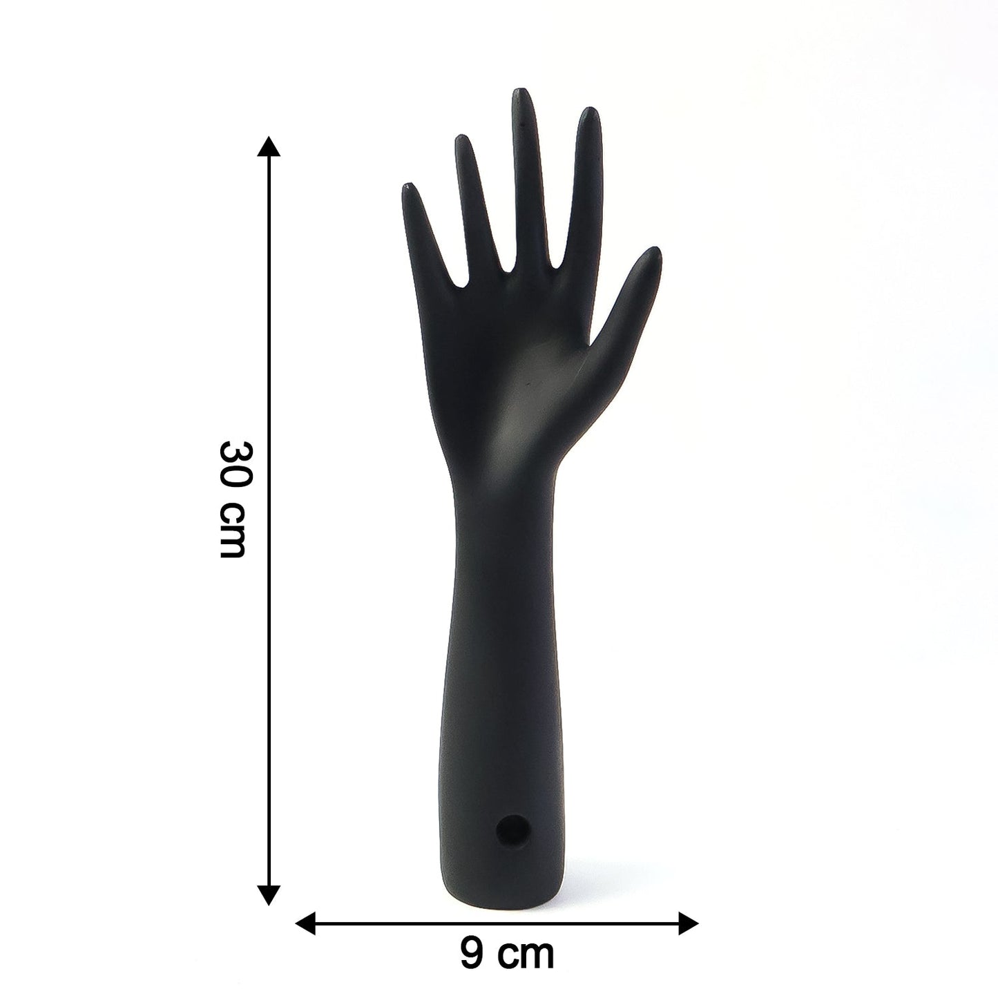 Elegant Black Hand-Shaped Jewelry Display Stand (1 Pc) The Morsignaturekarts