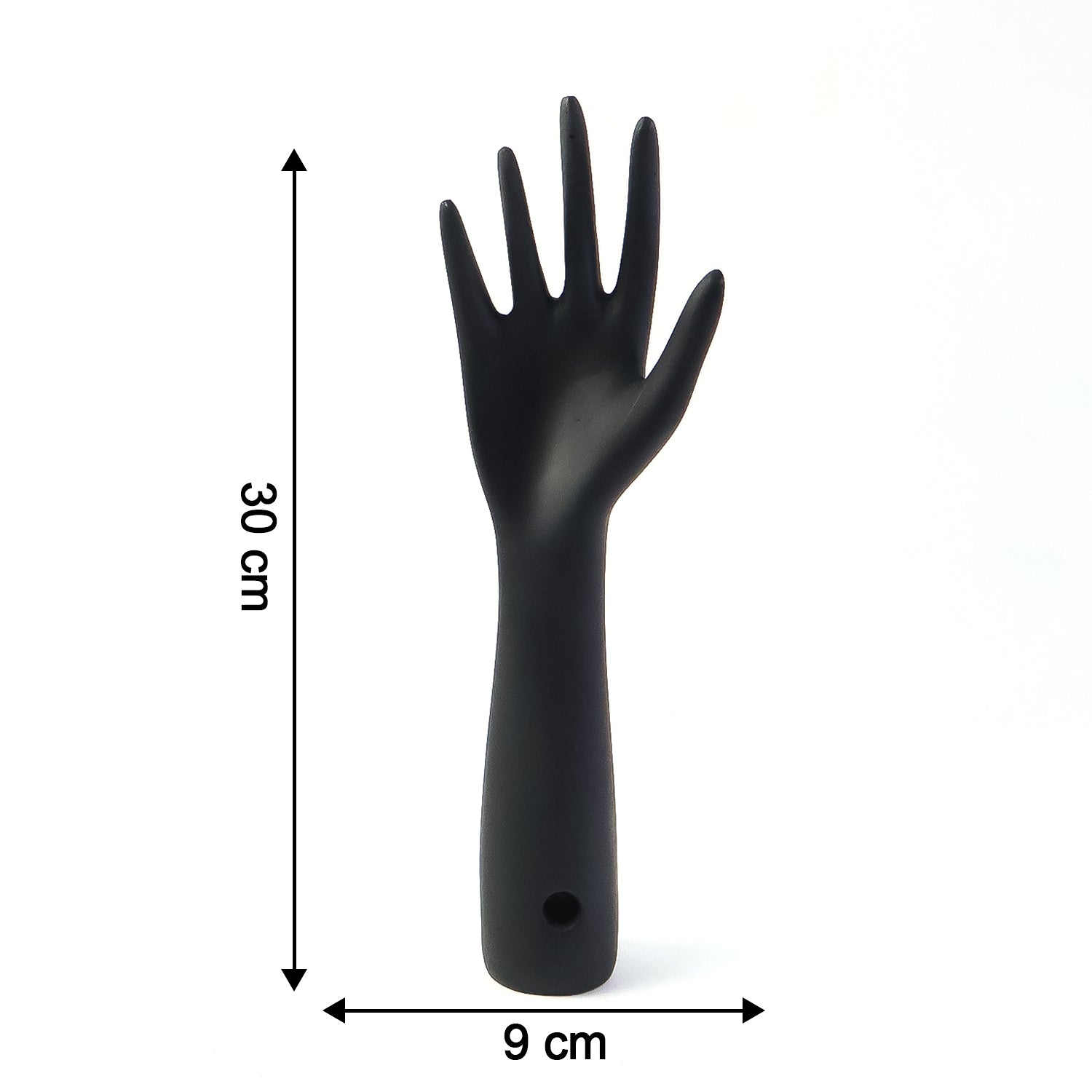 Elegant Black Hand-Shaped Jewelry Display Stand (1 Pc) The Morsignaturekarts