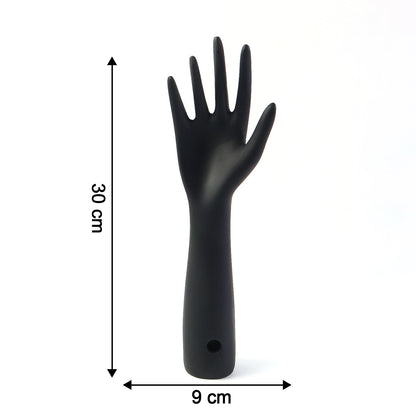 Elegant Black Hand-Shaped Jewelry Display Stand (1 Pc) The Morsignaturekarts