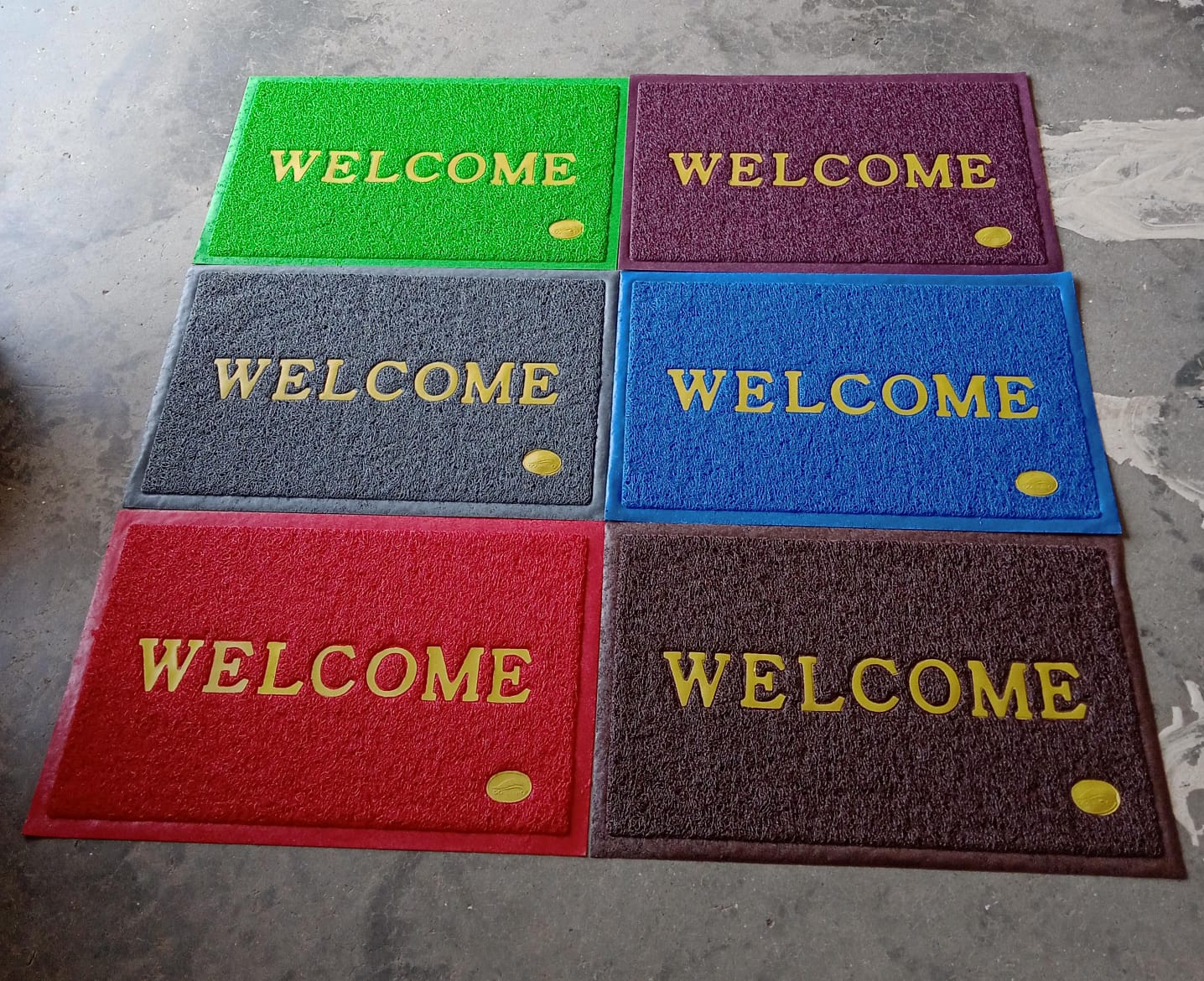 Welcome Door Mat for Home Entrance Outdoor Mat   For Bedroom, Living Room (23x15 Inch) signaturekarts
