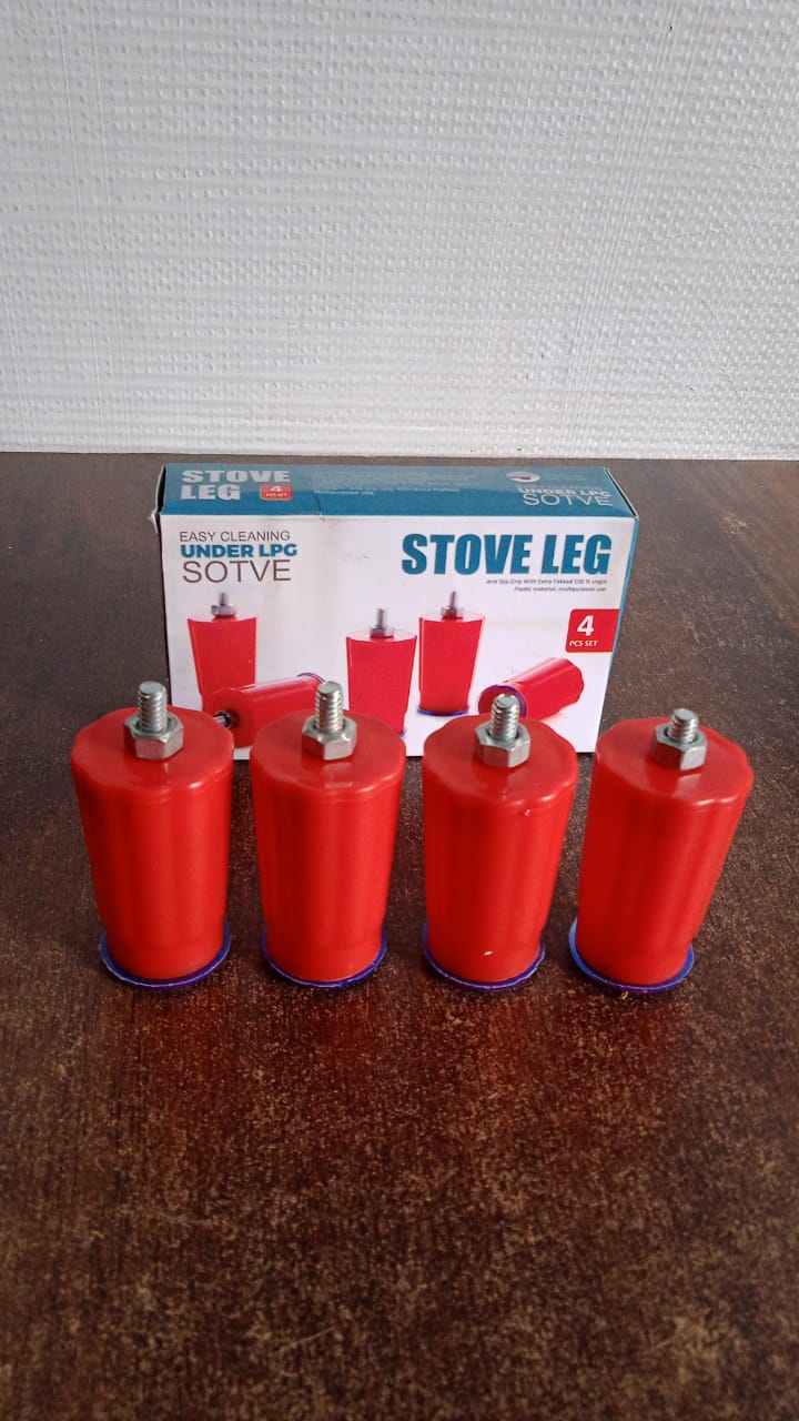 Heavy-Duty Universal Stove Legs for Gas Stove (4 Pc Set) signaturekarts