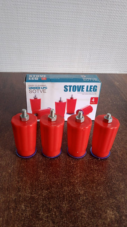 Heavy-Duty Universal Stove Legs for Gas Stove (4 Pc Set) signaturekarts