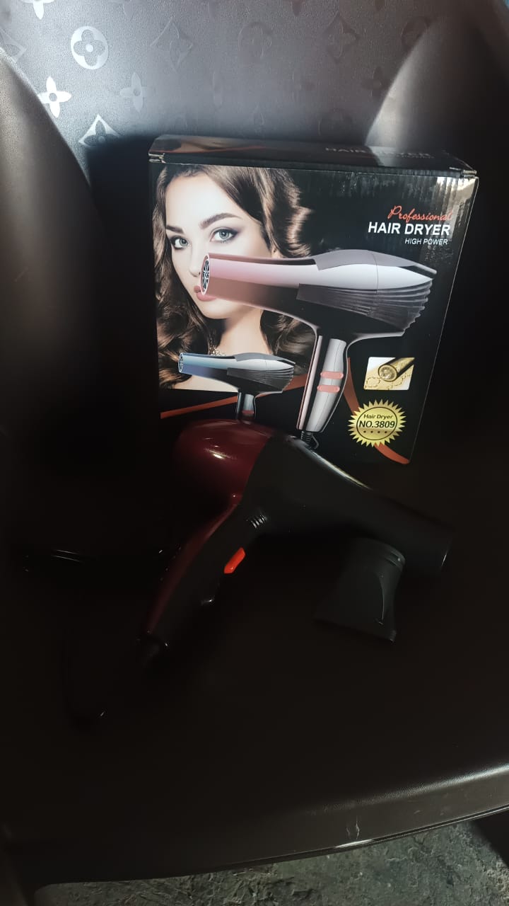 Professional High Power Multi Purpose Hair Dryer Salon (220V,50-60Hz / 1 Pc) Signature kart