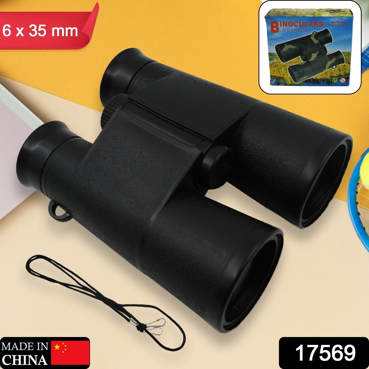 Learning Toy Binoculars, Binoculars for Hunting Trips (6x35 MM / 1 Pc) signaturekarts