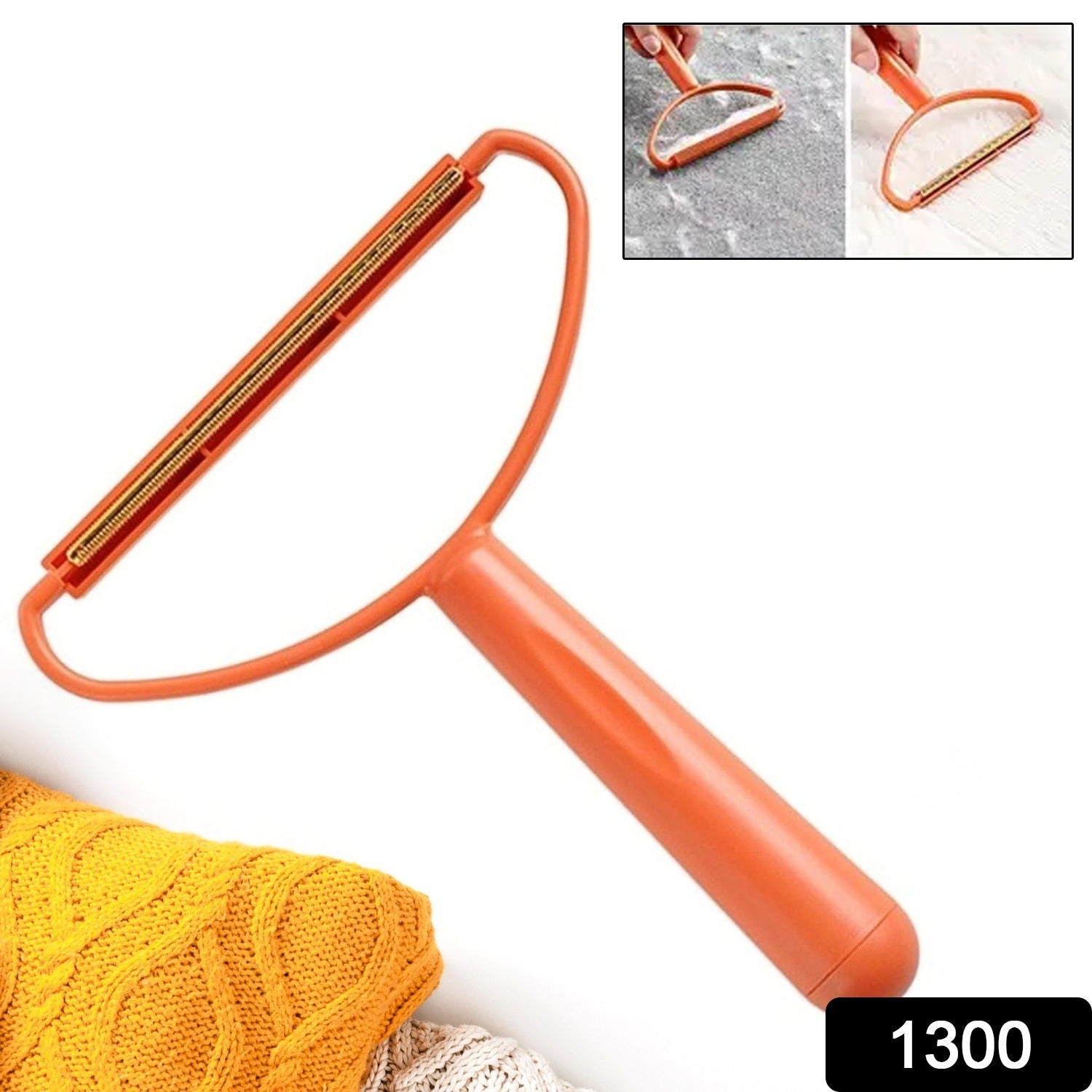 2-in-1 Portable Lint Remover – Long-Handle Brush & Sticky(1 Pc) signaturekarts