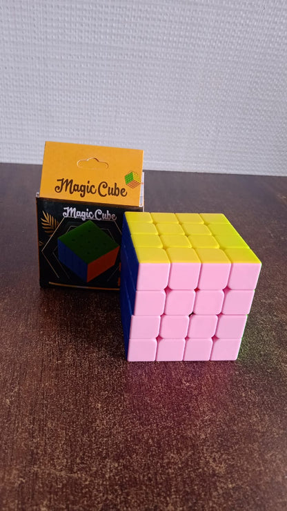 4x4 Magic Speed Cube Puzzle for Kids & Adults (1 Pc) Signature Kart