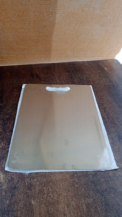Premium Stainless Steel Cutting Board 229mm x 330mm (1 Pc) Signature Kart