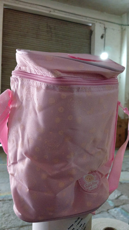 Cute Animal Zip Lunch Bag with Adjustable Strap – Reusable & Durable (1 Pc) signaturekarts