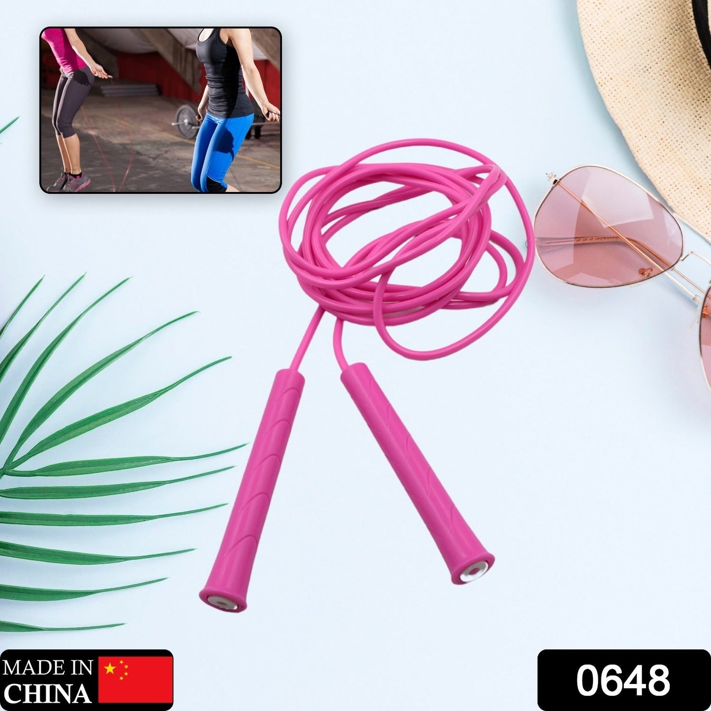 3m Plastic Adjustable Jump Rope: High-Speed Skipping, Crossfit, Fitness signaturekarts