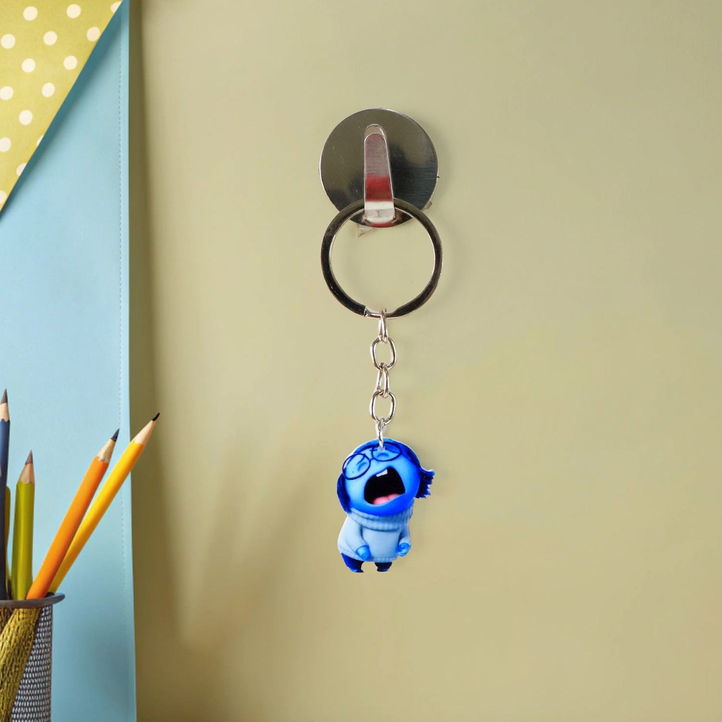 Cute Cartoon Character Girl Keychain For Kids, Bags & Stationery signaturekarts