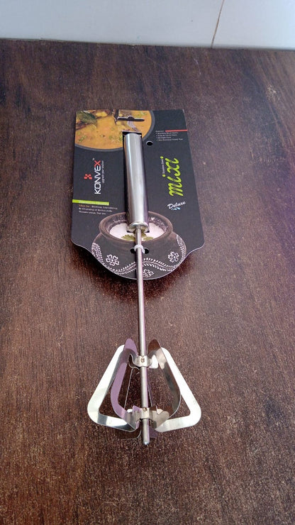 Hand Push Mixer, Egg Whisk, Stainless Steel Blender (1 Pc) Signaturekarts
