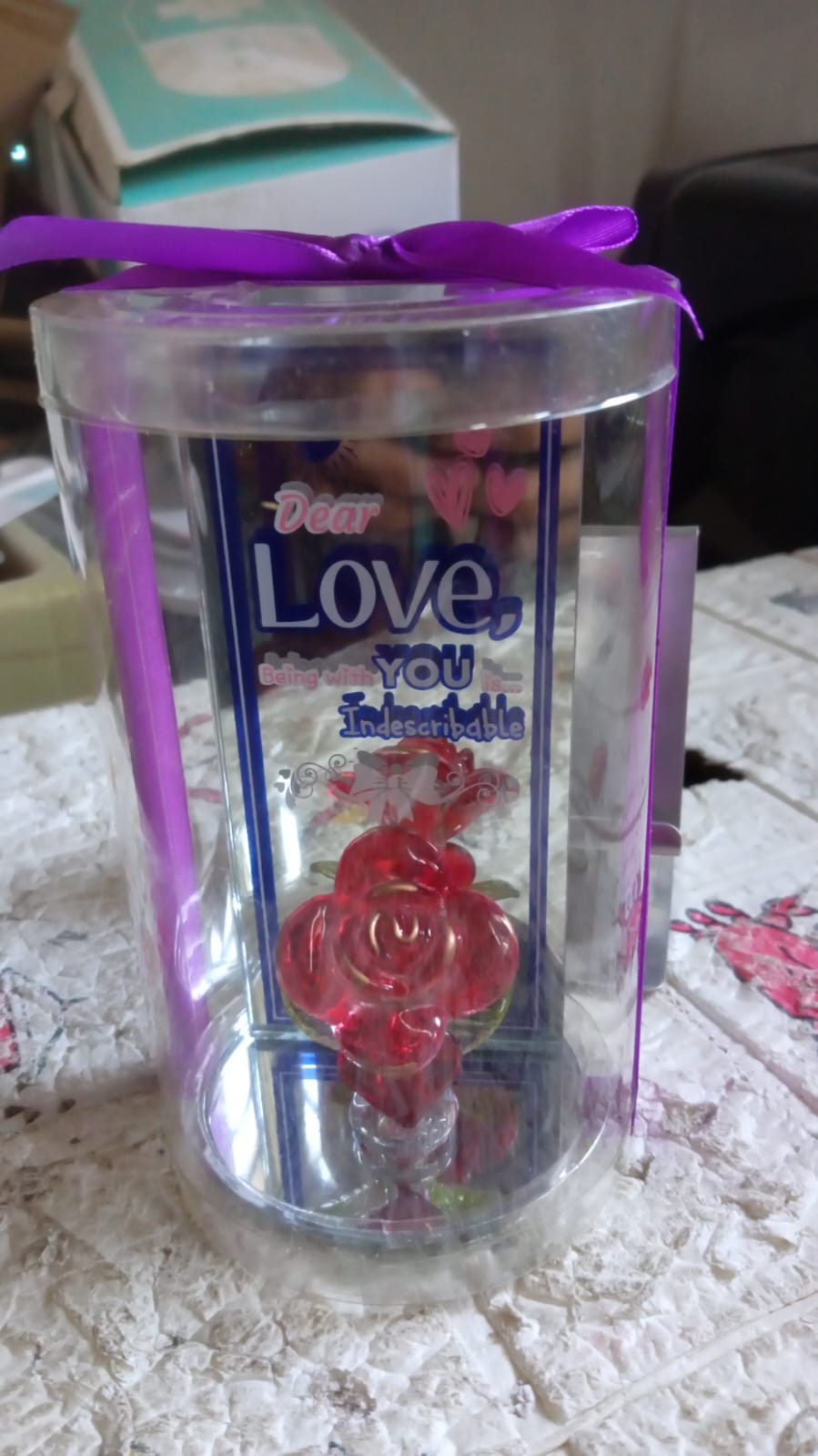 Lovely Rose Showpiece – Romantic Gift Set for All Occasions (1 Pc) signaturekarts