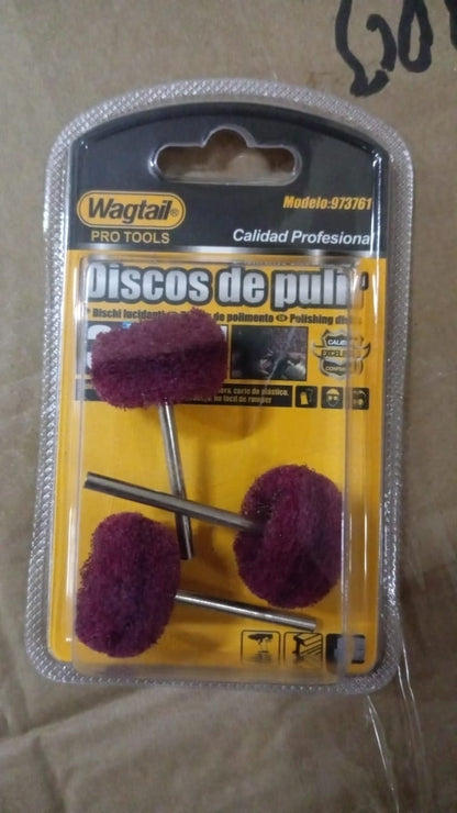 Abrasive Buffing Polishing Wheel Set (3 Pcs) signaturekarts