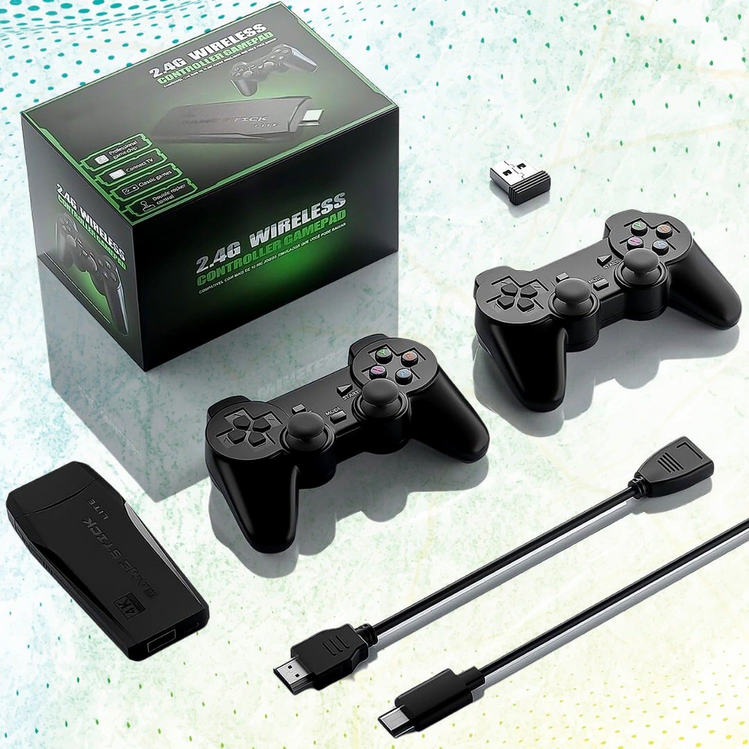 Wireless Controller Gamepad with 10,000+ Games, Signaturekarts