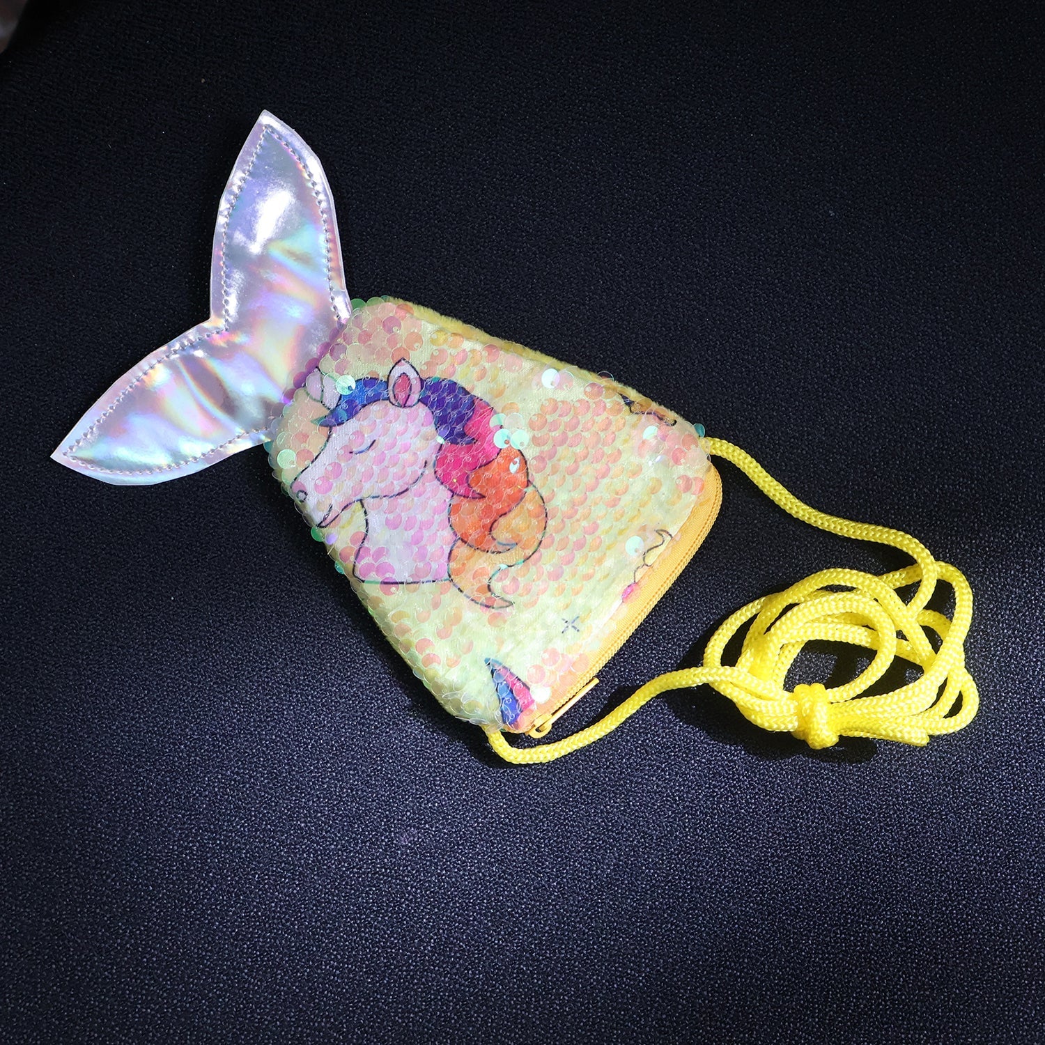 Mermaid Tail Shaped Kids Sling Bag - (1 Pc) signaturekarts