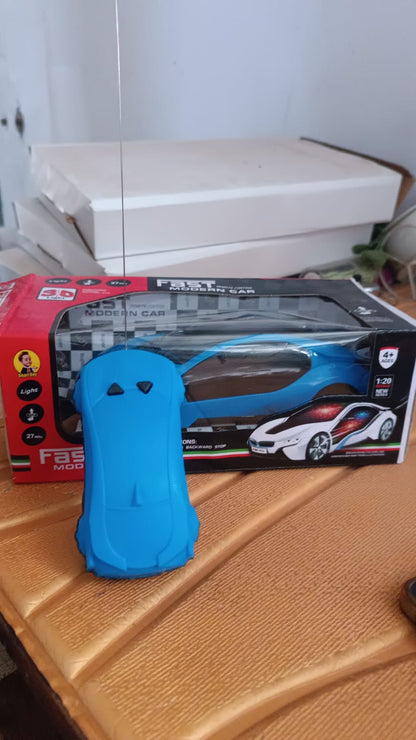 Remote Control Fast Modern Racing Car 3D Light with Go Forward And Backward Your Brand