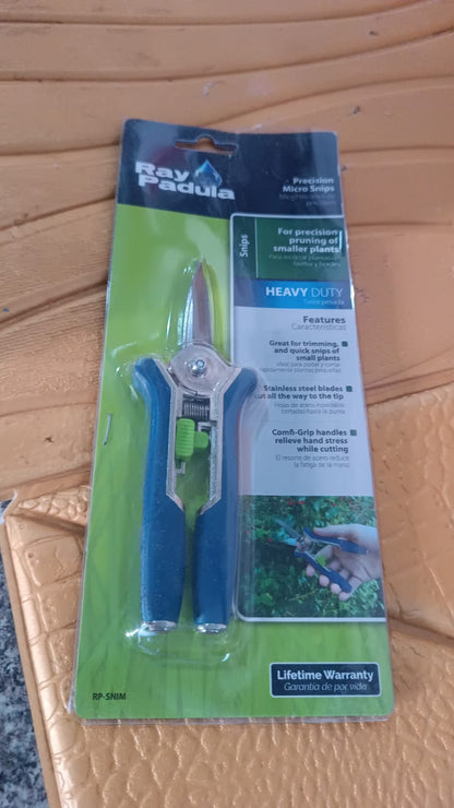 Precision Micro Garden Snip Pruning Scissor Signature kart