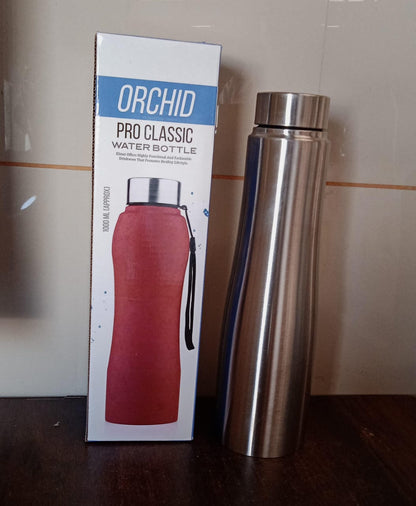 Stainless Steel Double Wall Vacuum-Insulated Drink Water Bottle (1000 ML) Signature kart