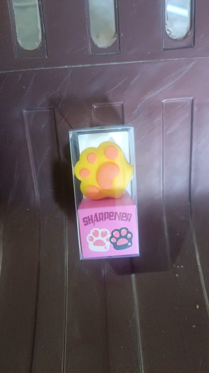 2 in 1 Pencil Sharpener & Eraser for Kids, Fancy Sharpeners Signature kart