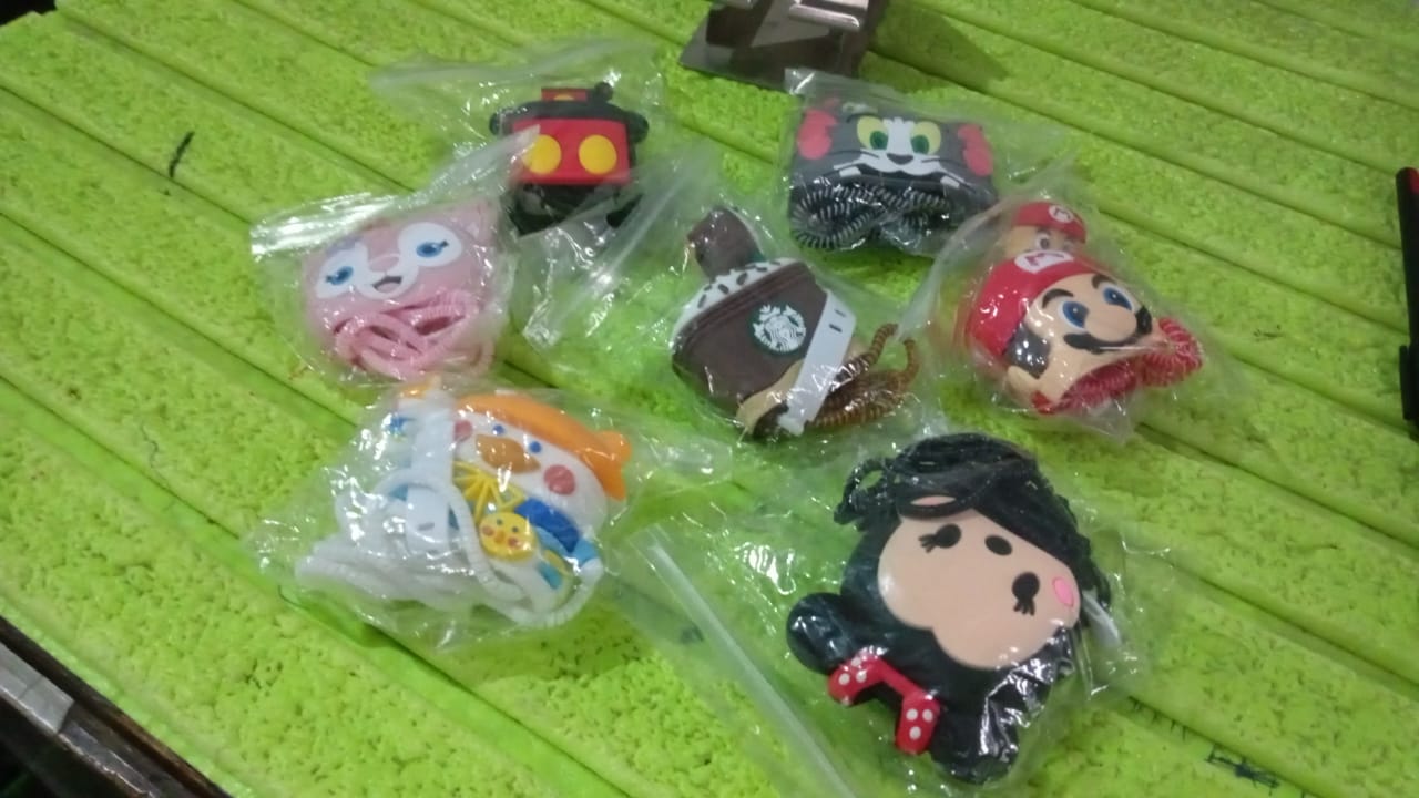 Cartoon Character Silicon Charger Case Cover iP 18-20W, iPhone (Mix Design / 1 Pc) signaturekarts