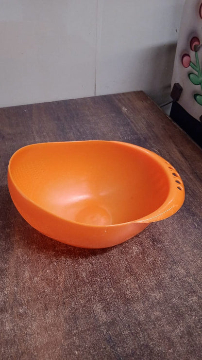Virgin Rice Bowl Plastic Strainer, Water Strainer | Vegetable & Fruits Washing signaturekarts