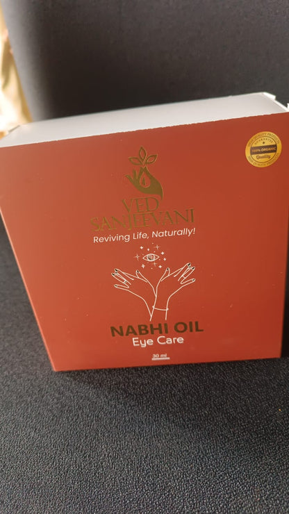 Ved Sanjeevani 100% Organic Ayurvedic Nabhi Oil for Eye Care (30ML / 1 Pc) Signature Kart