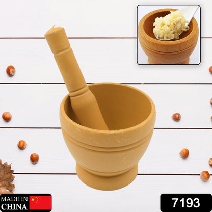 Mortar and Pestle Spice Grinder - Traditional Khalbatta for Kitchen Herb signaturekarts