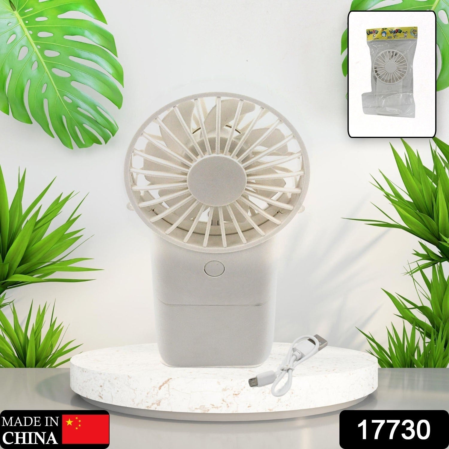 Portable Handheld Electric Fan for Personal Use With 3 Modes (1 Pc, USB) signaturekarts
